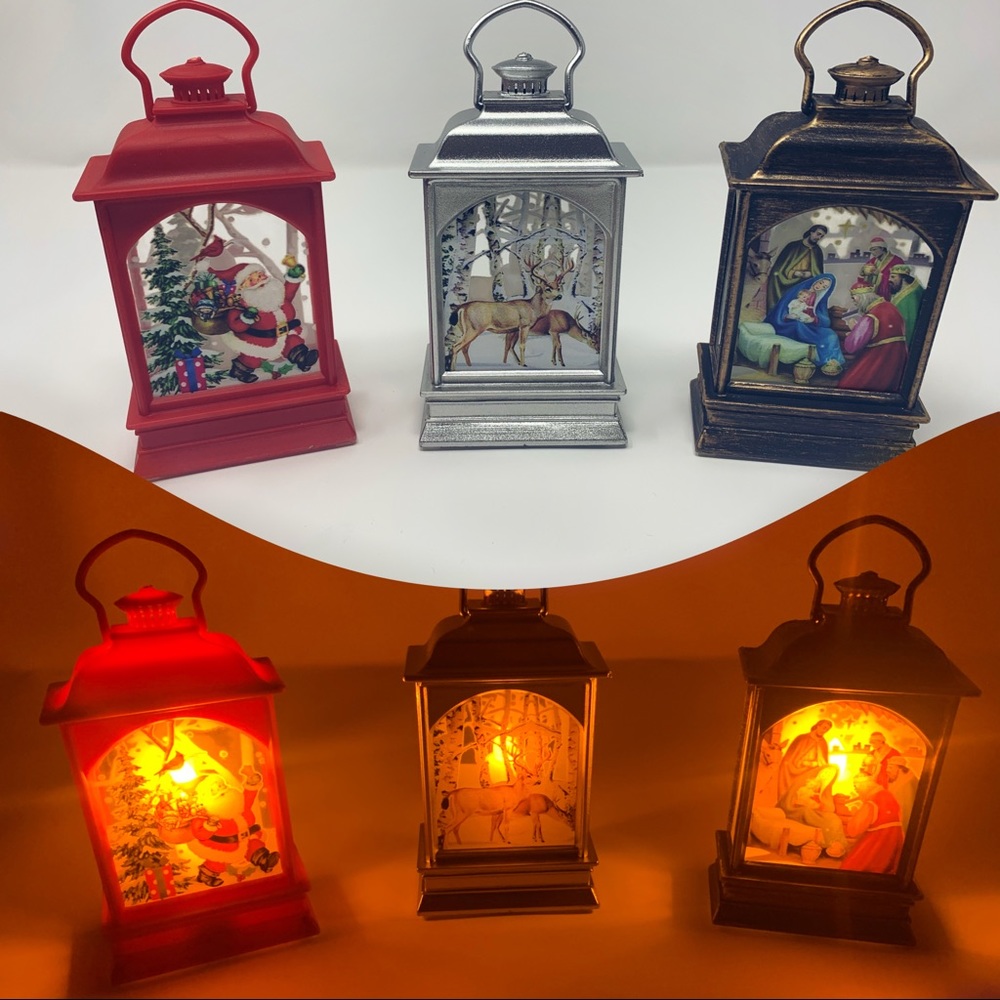 6 pcs Christmas Lanterns Decoration
